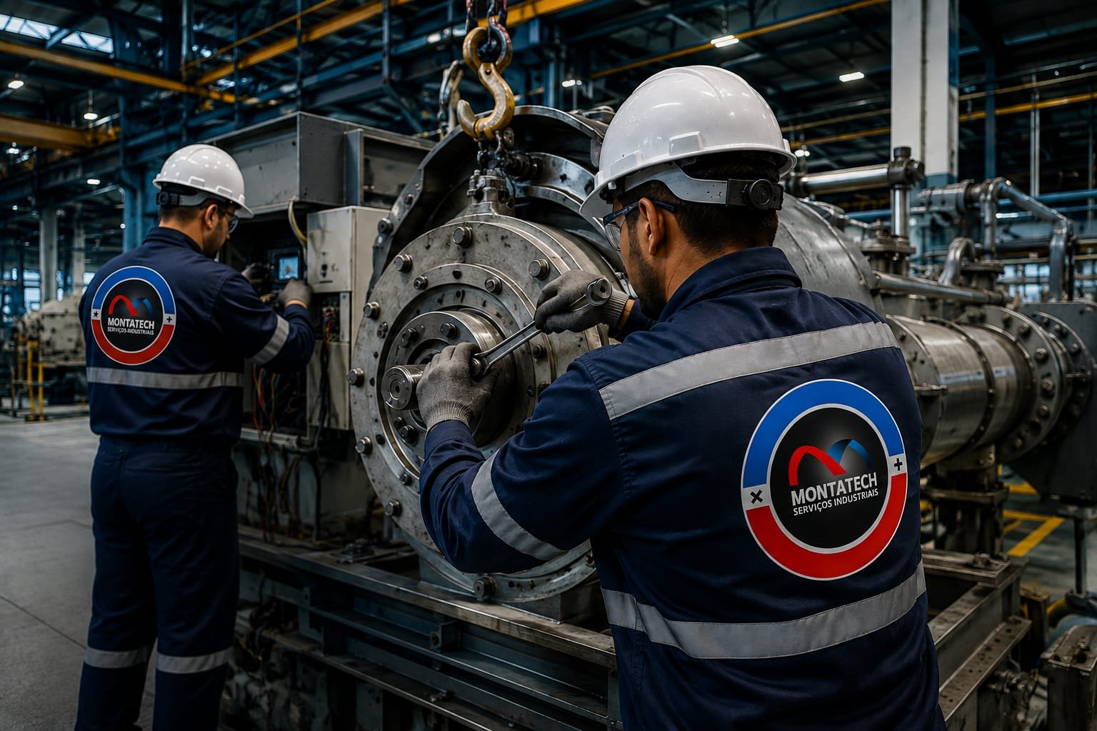 Manutenção industrial e montagem de equipamentos Montatech